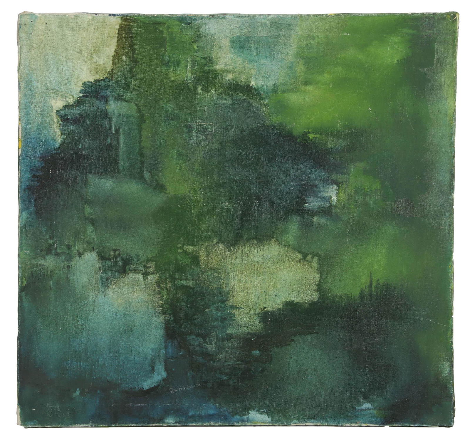 20th C Impressionist Landscape Oil Canvas Painting (1 of 4)