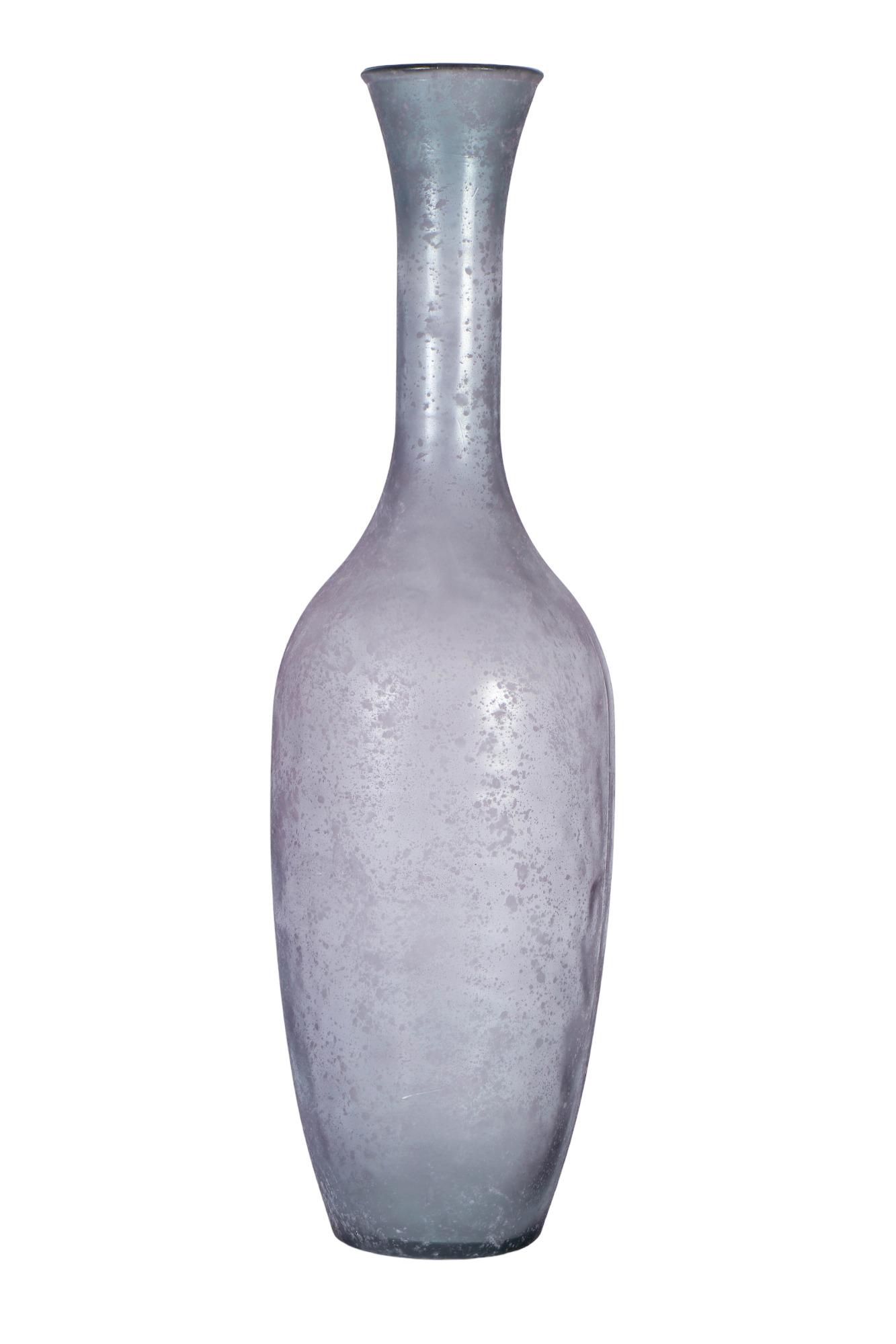Seguso Murano Scavo Amethyst Glass Floor Vase 39" (1 of 4)