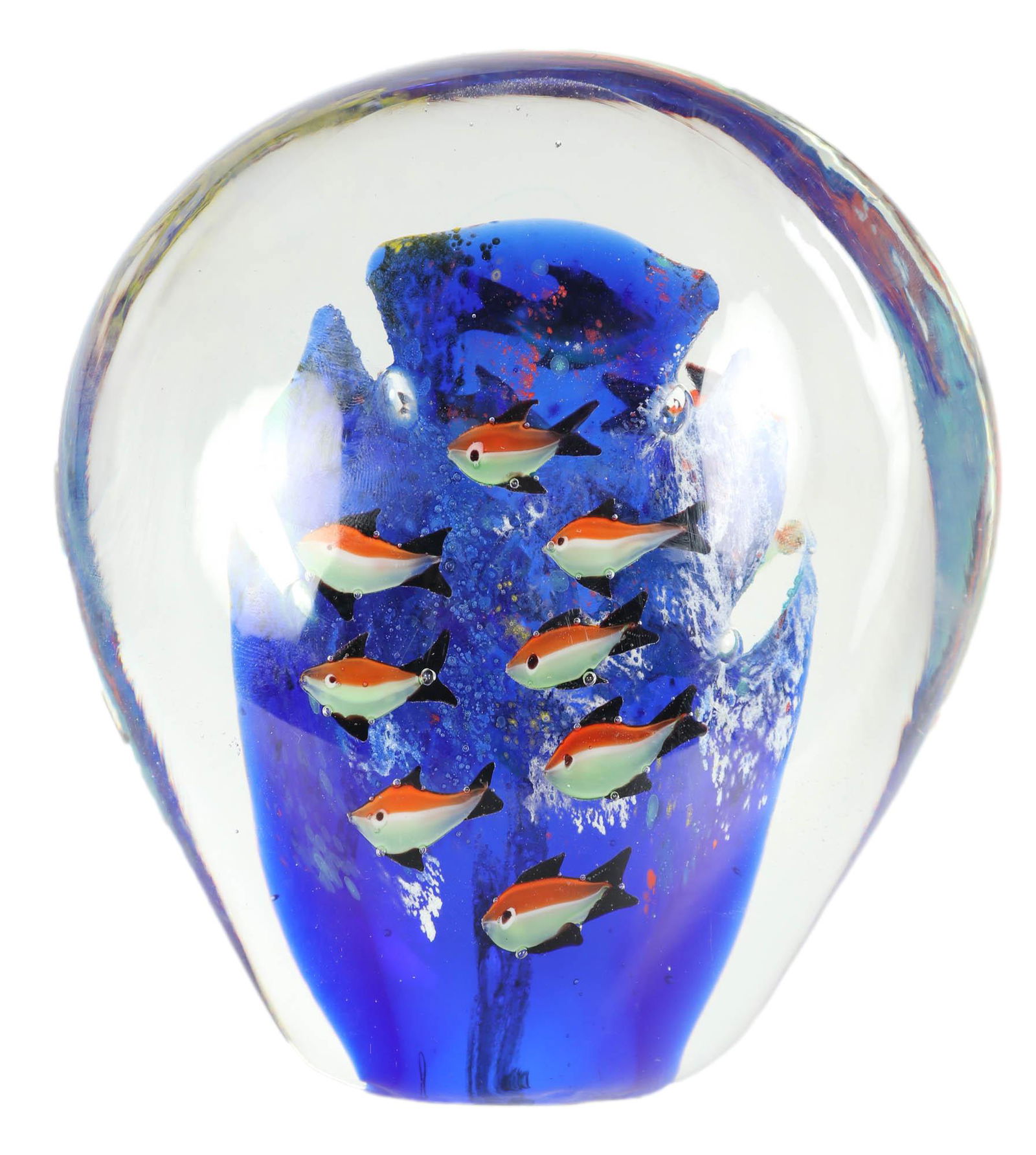 20C Murano Glass Fish Bowl Aquarium Paperweight (1 of 4)
