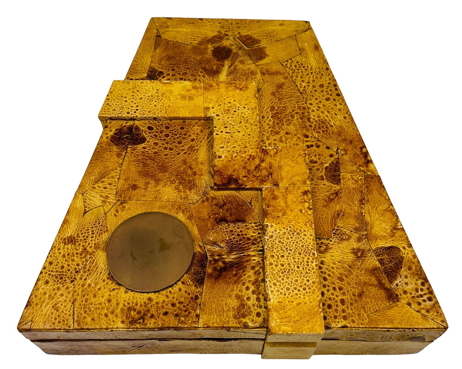 Reptile Gator Alligator Snake Skin Jewelry Box 12" (1 of 3)