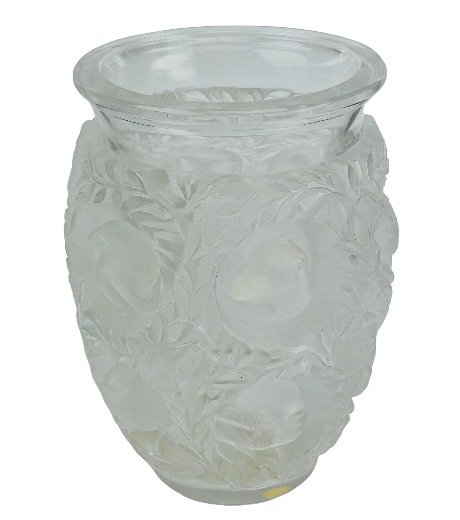 Lalique Bagatelle Frosted Crystal Bird Flower Vase (1 of 3)