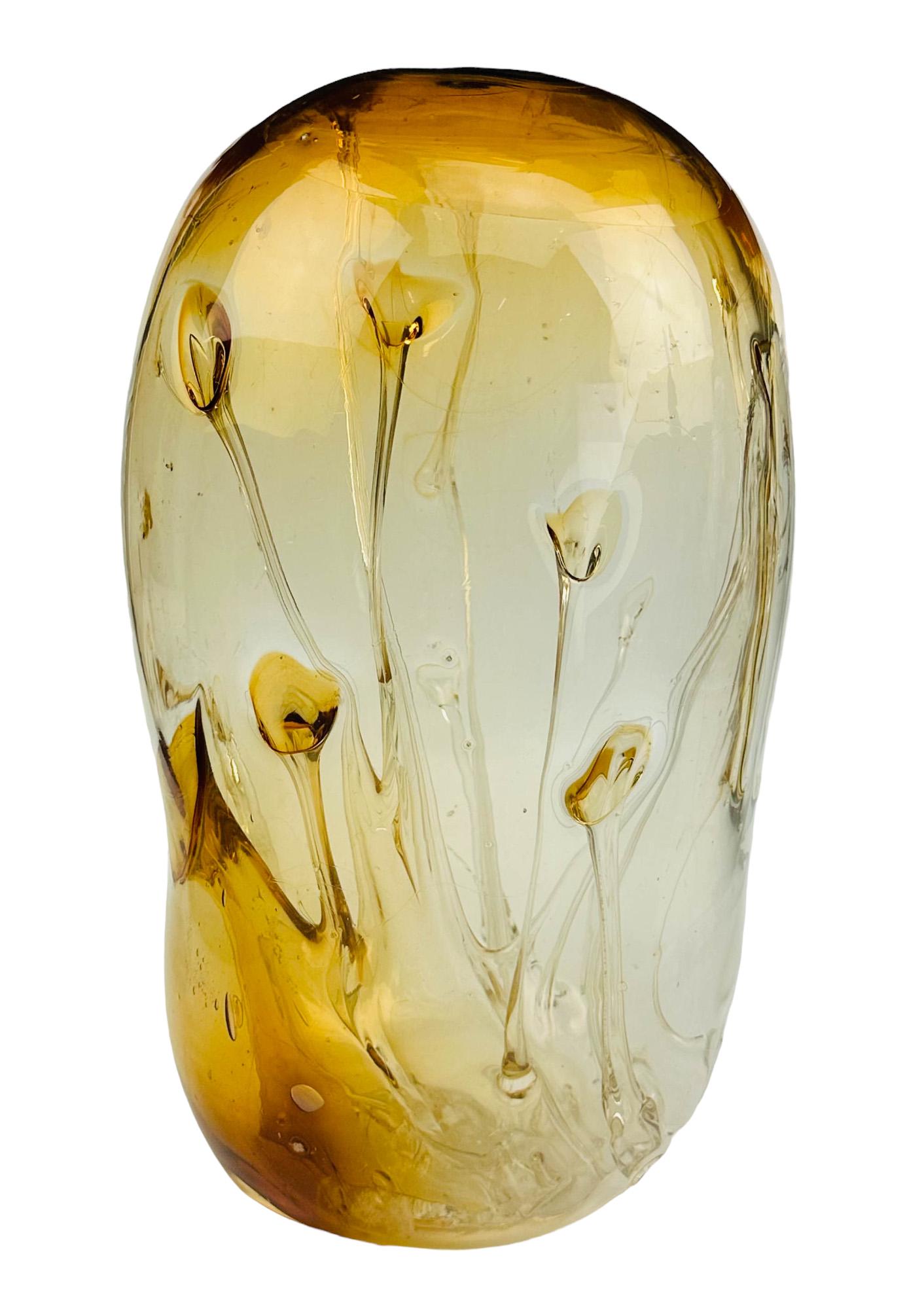 Peter Bramhall b 1942 Studio Art Glass Sculpture (1 of 5)