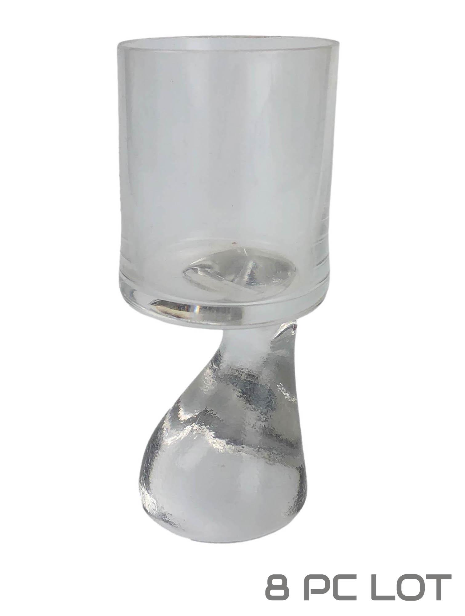 Joe Colombo Arnolfo di Cambio Smoke Glass 8pc LOT (1 of 3)