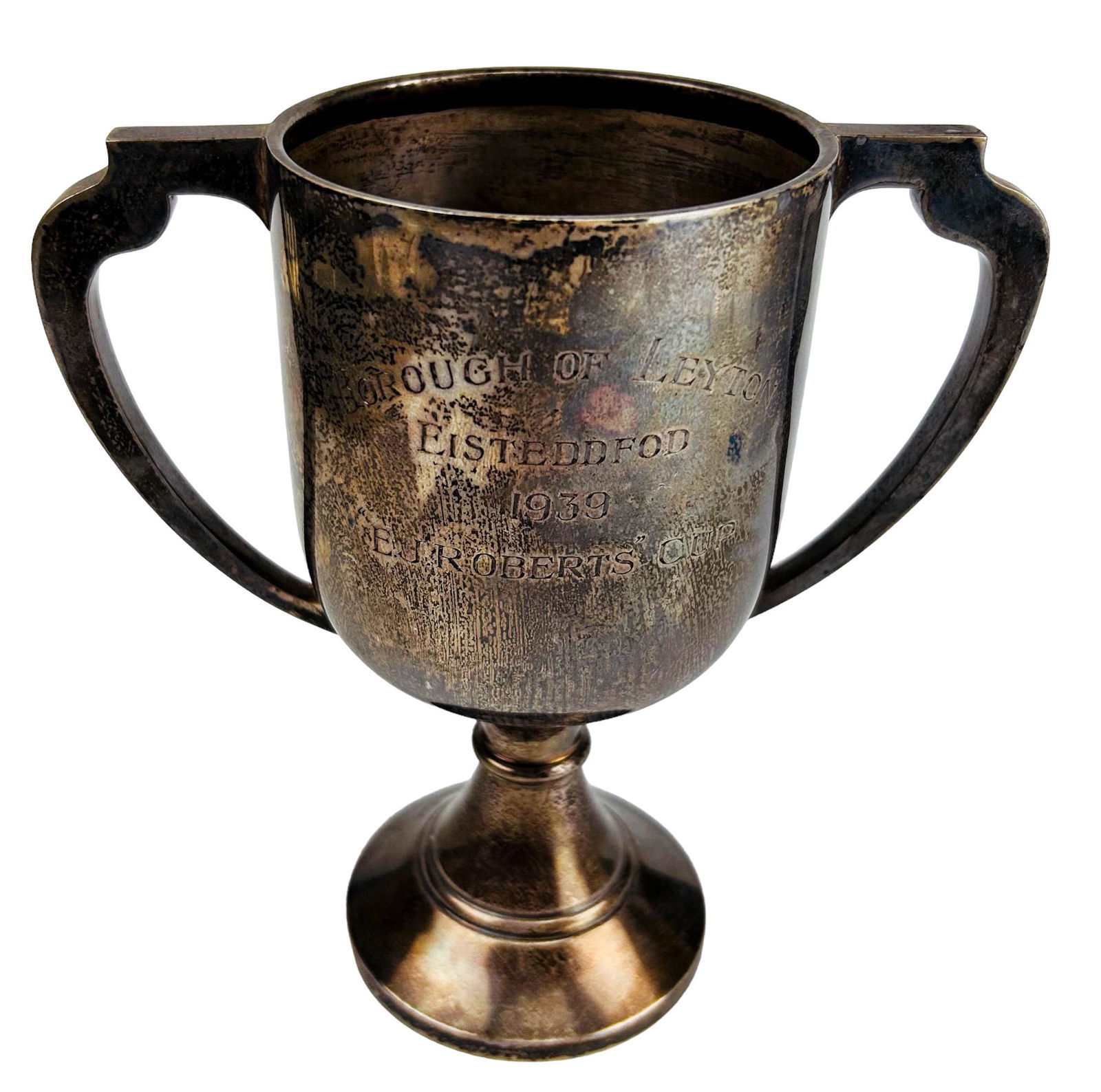 Birmingham English Sterling Silver Loving Cup 7" (1 of 7)