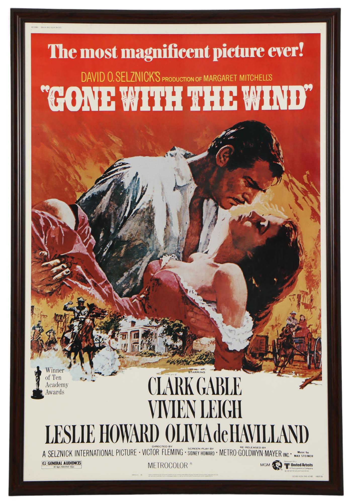 Gone with the Wind Film Movie Poster Print FRAMED (1 of 6)