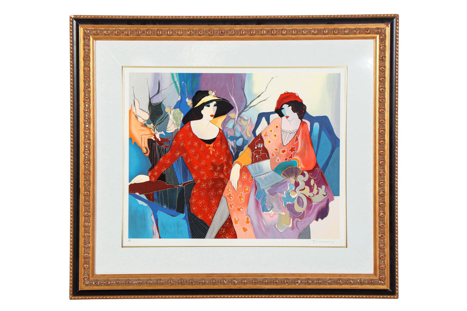 Itzchak Tarkay 1935-2012 The Reader LE Serigraph (1 of 6)