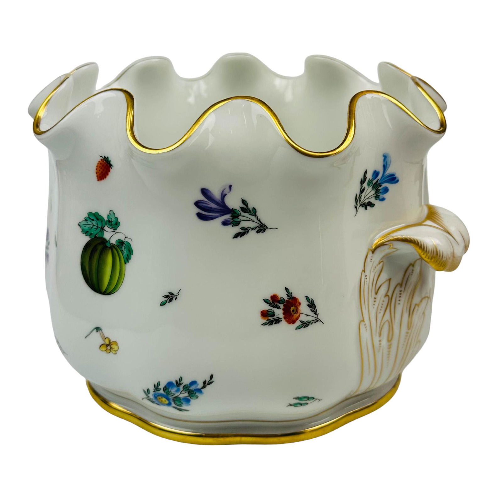 Richard Ginori Porcelain Italian Fruits Cache Pot (1 of 3)
