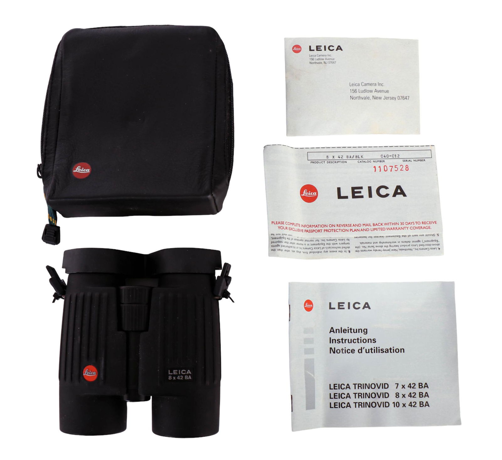 Leica Germany Trinovid 8x42 Binocular Manual Case (1 of 6)