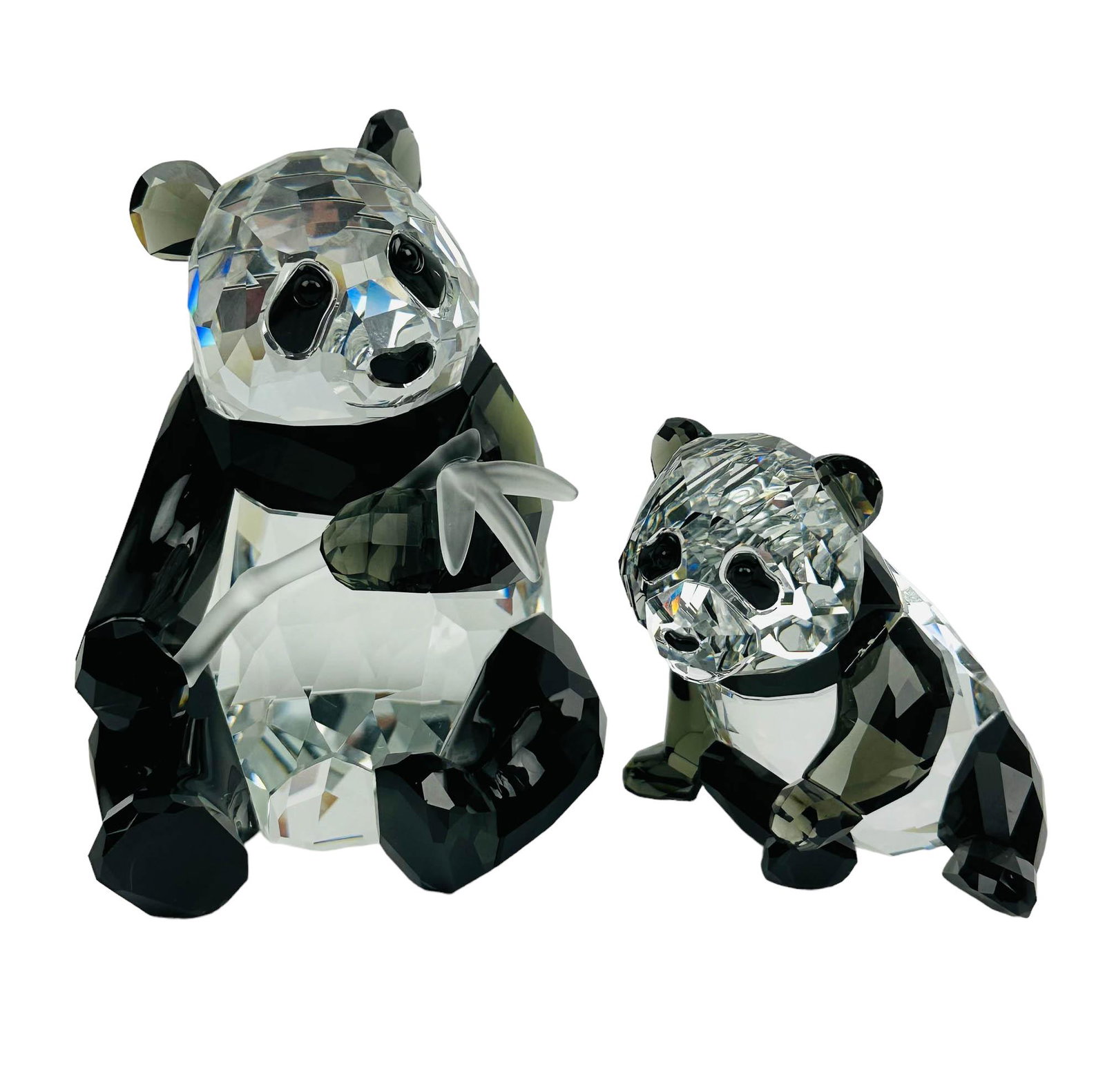 Swarovski Crystal Panda Mother & Cub Figurine Box (1 of 6)
