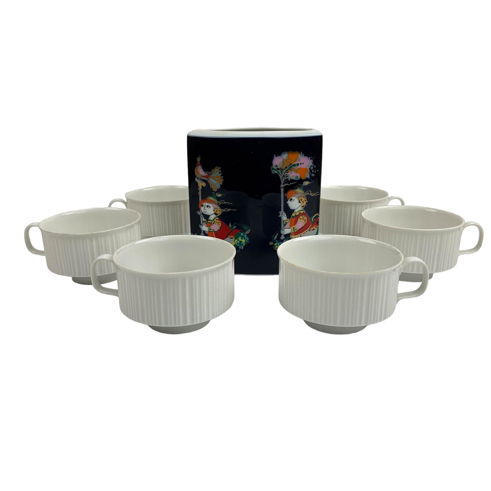 Rosenthal Variation Studio Cup & Wiinblad Vase LOT (1 of 6)