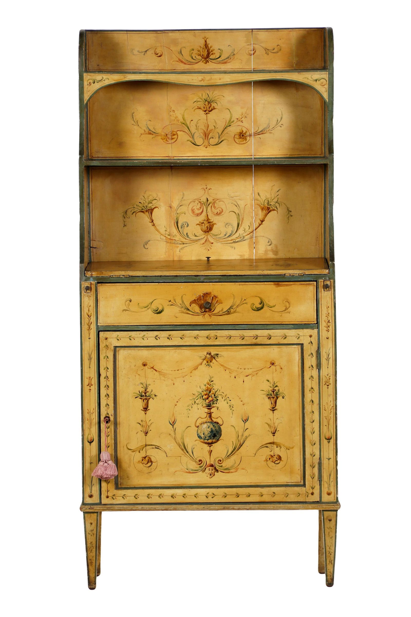 Antique Italian Escritoire Secretaire Desk Cabinet (1 of 11)