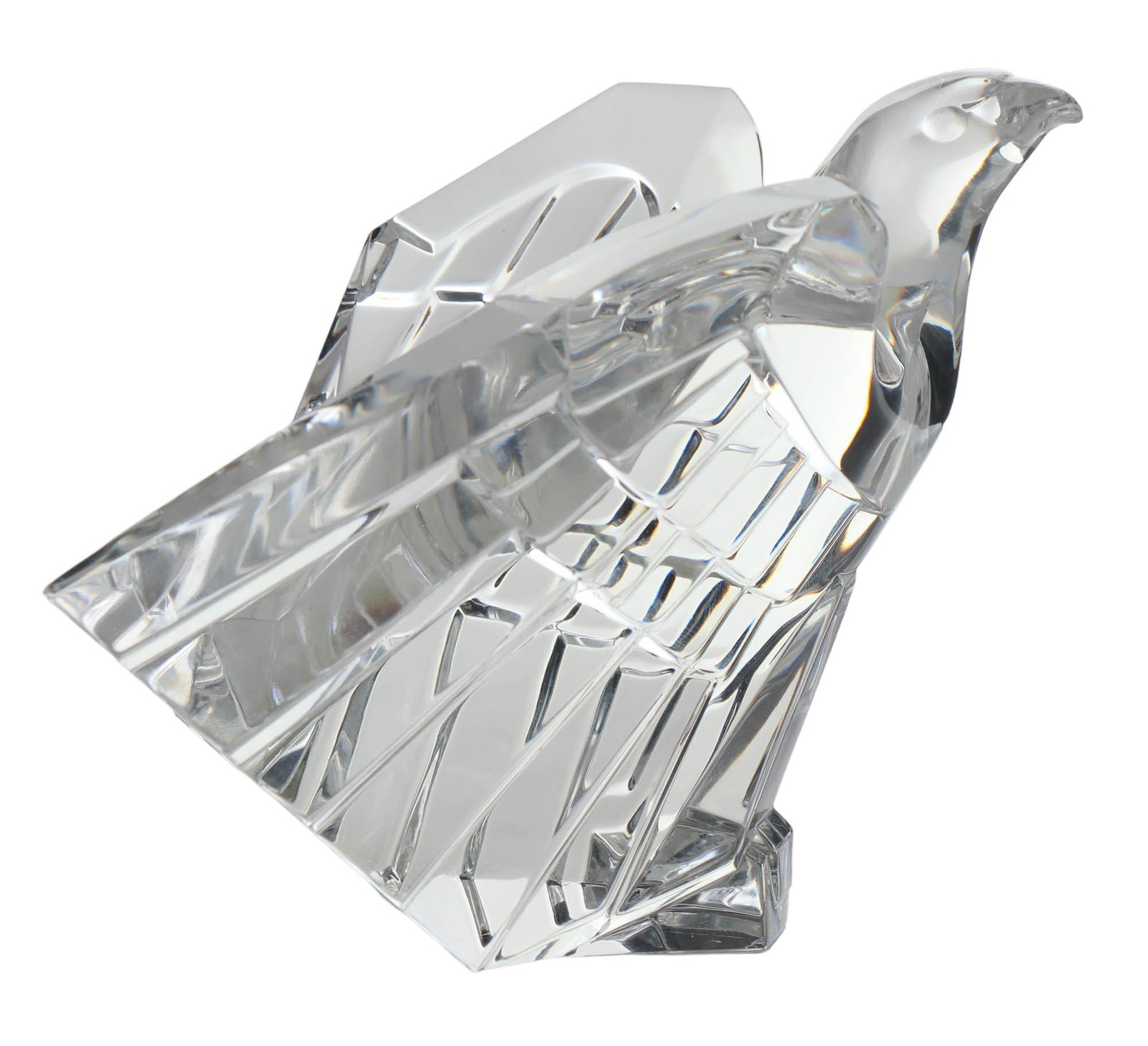 Steuben Crystal Eagle Glass Paperweight Sculpture (1 of 5)