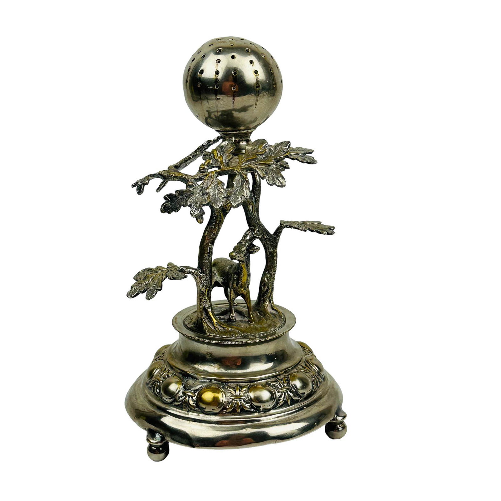Silver Plate Figural Appetizer Toothpick Holder (1 of 4)