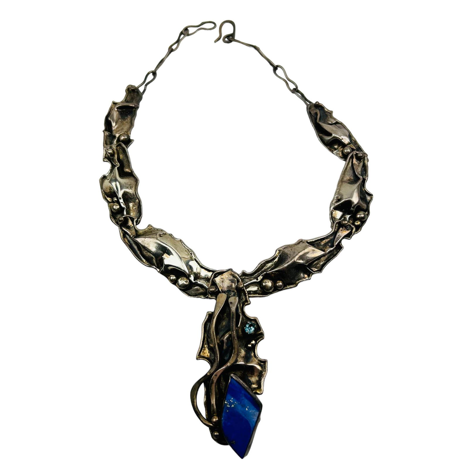 Sterling 925 Lapis Studio Artisan Crafted Necklace (1 of 4)