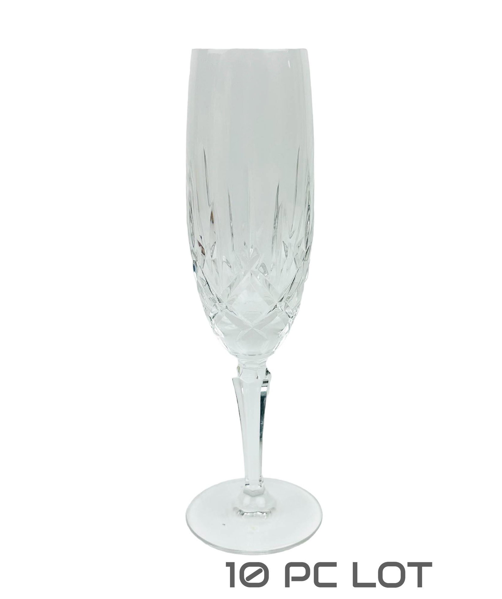 Gorham Crystal Lady Anne Champagne Flute 10 pc LOT (1 of 4)
