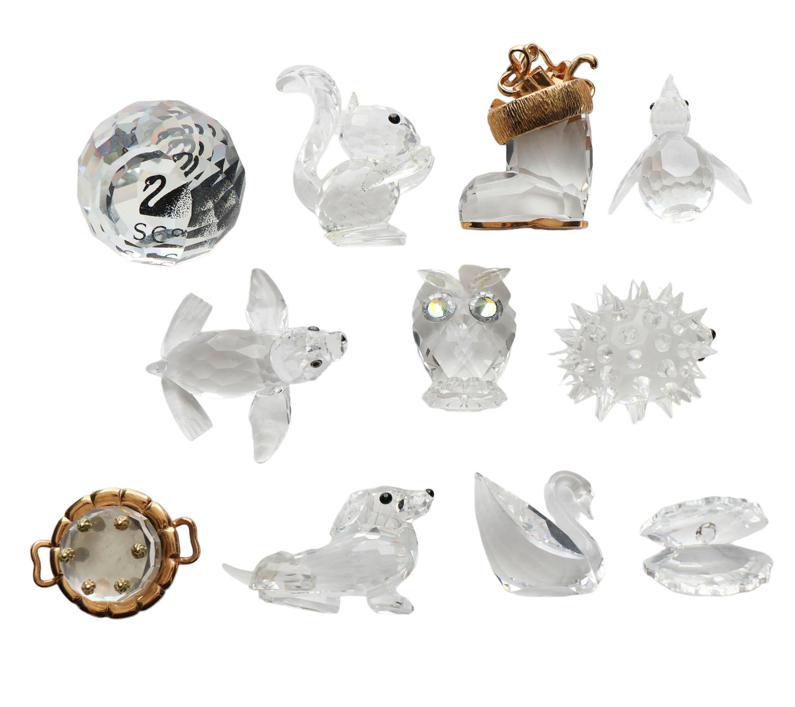 Swarovski Austrian Crystal Art Glass Figurine LOT (1 of 6)