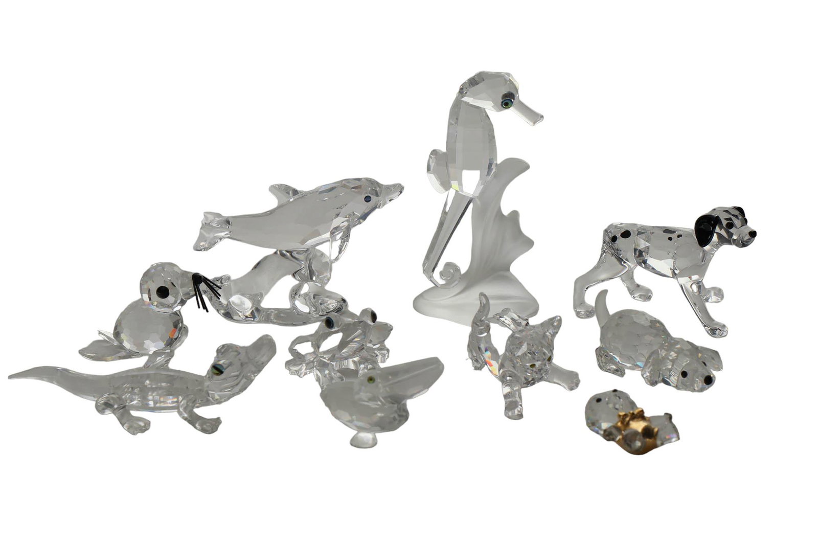 Swarovski Austrian Crystal Art Glass Figurine 10 pc (1 of 6)