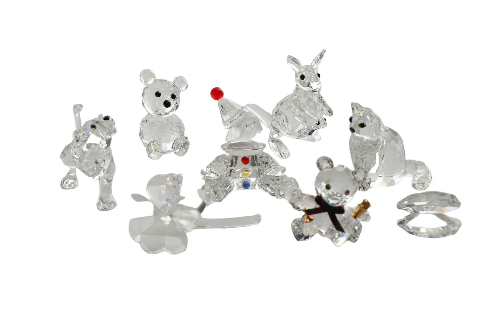 Swarovski Austrian Crystal Art Glass Figurine 8pc (1 of 5)