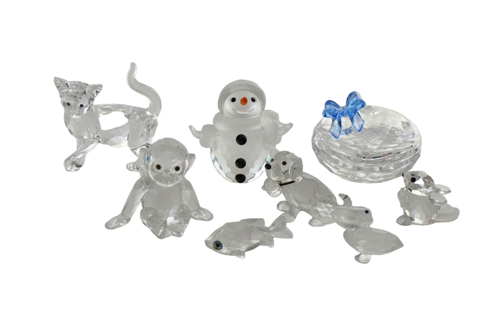 Swarovski Austrian Crystal Art Glass Figurine 8pc (1 of 5)
