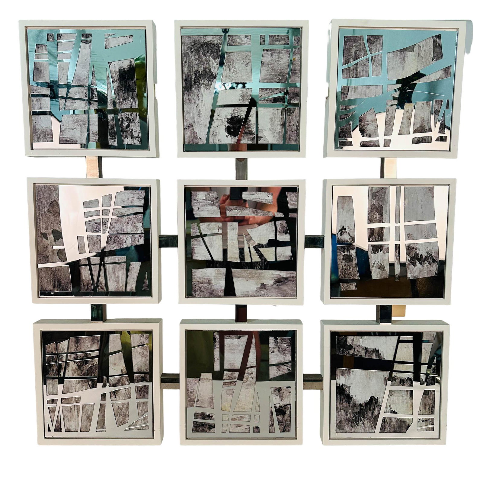 Kseniya 21C Mixed Media Multi Collage Painting (1 of 5)