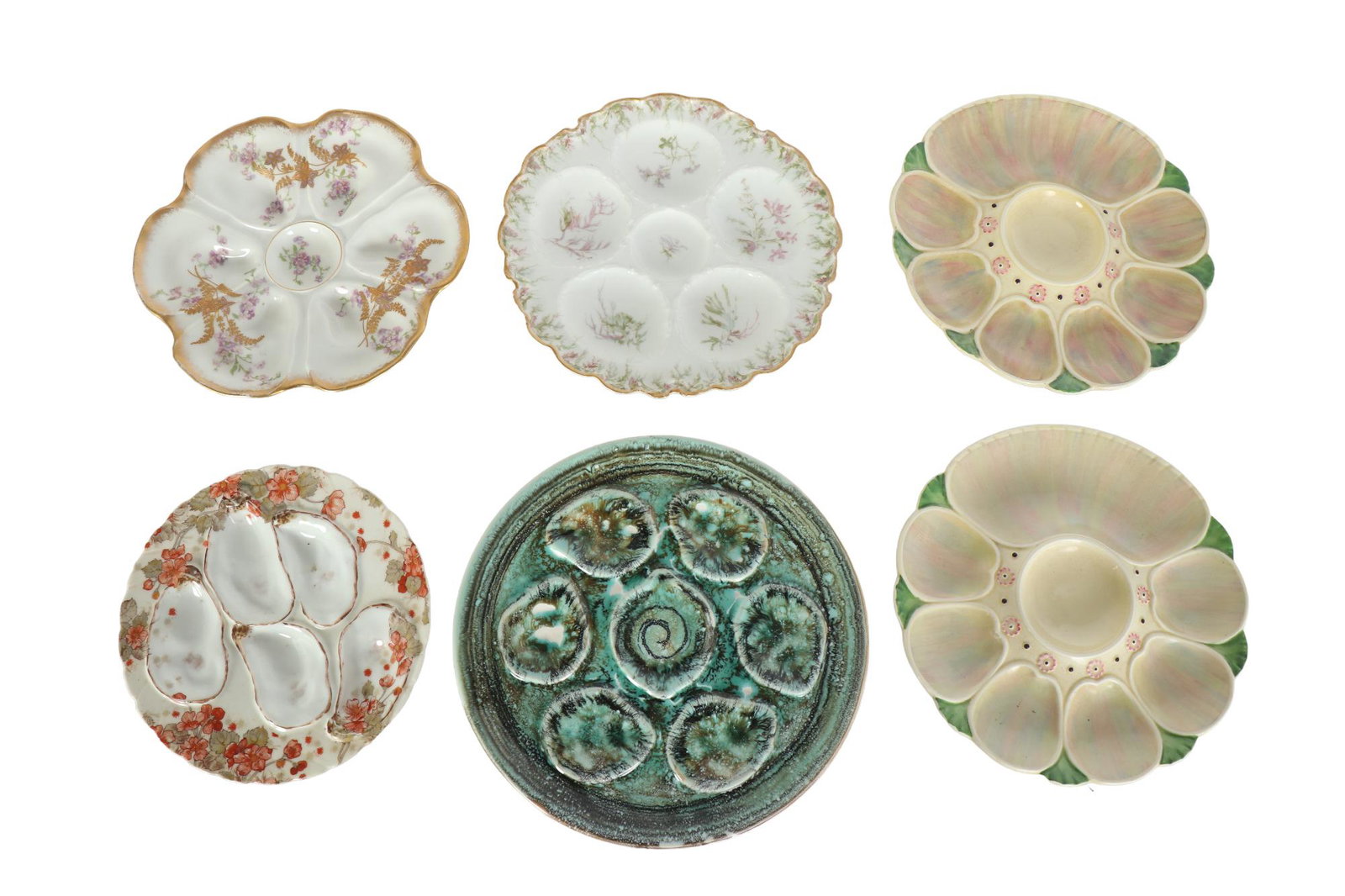 Limoges Minton & Mousse Oyster Plate Collection (1 of 3)