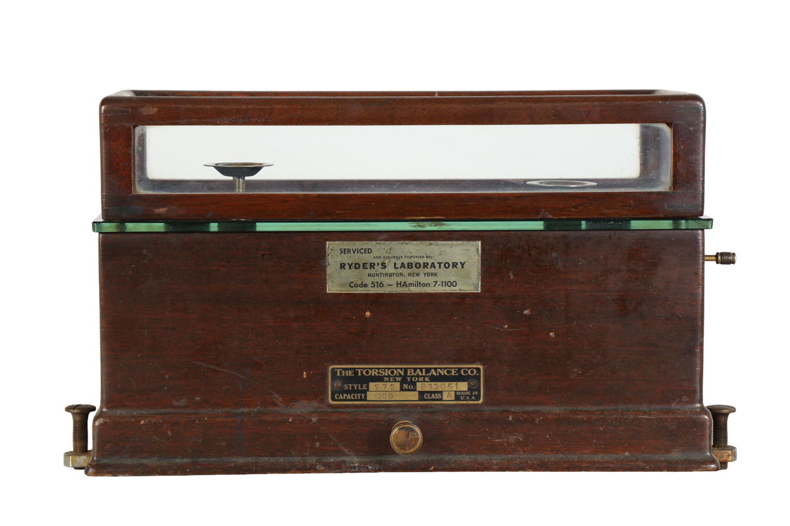The Torsian Antique Wood & Glass Apothecary Scale (1 of 8)