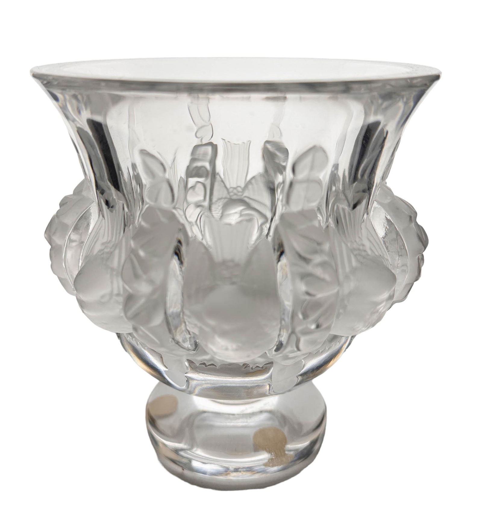 Lalique Footed Dampierre French Crystal Vase (1 of 5)