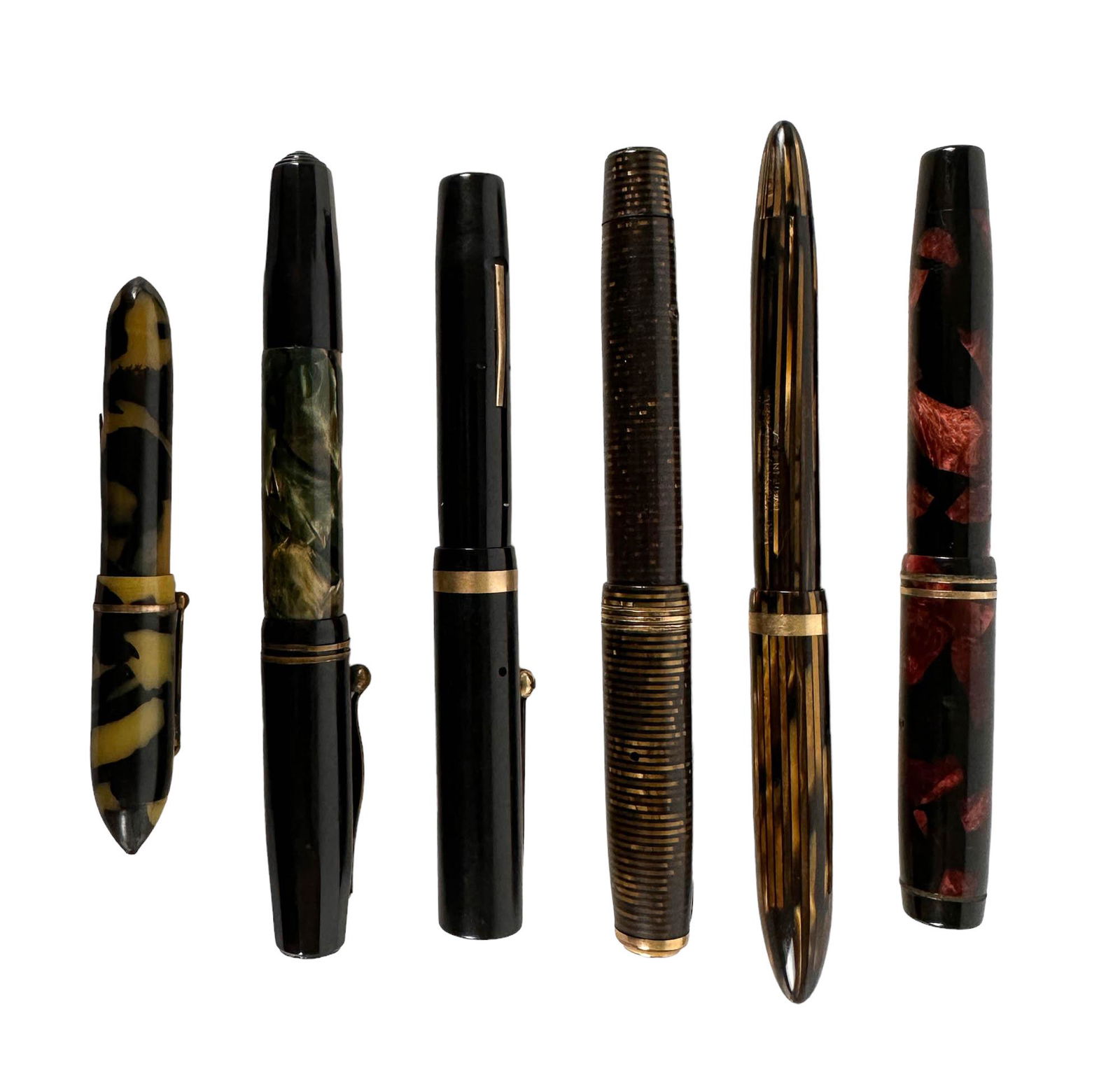 Schaeffers Parker Fifth Avenue Fountain Pen 6pc LOT (1 of 4)