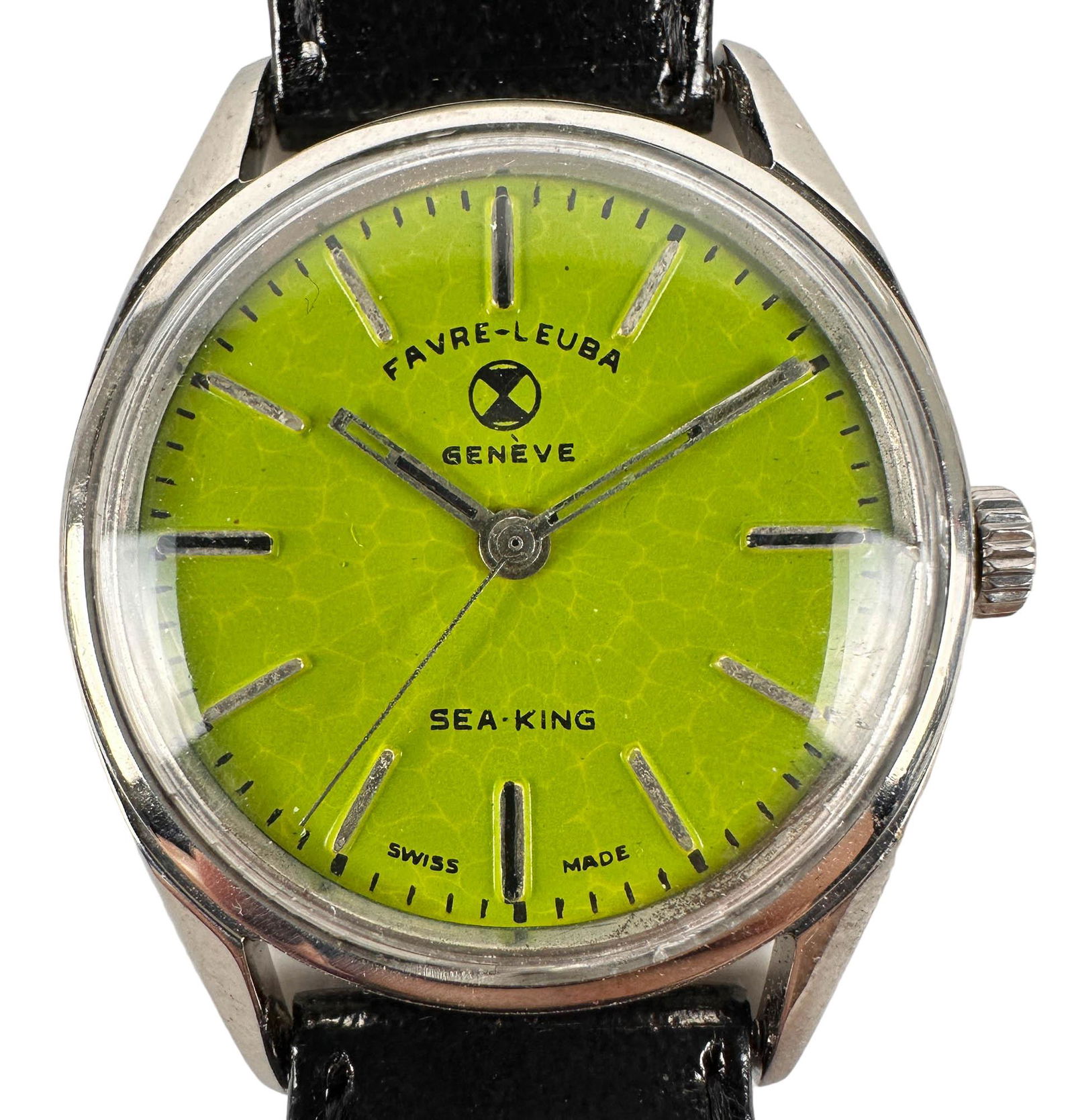 Favre Leuba Geneve Sea King Swiss Made Wrist Watch (1 of 7)
