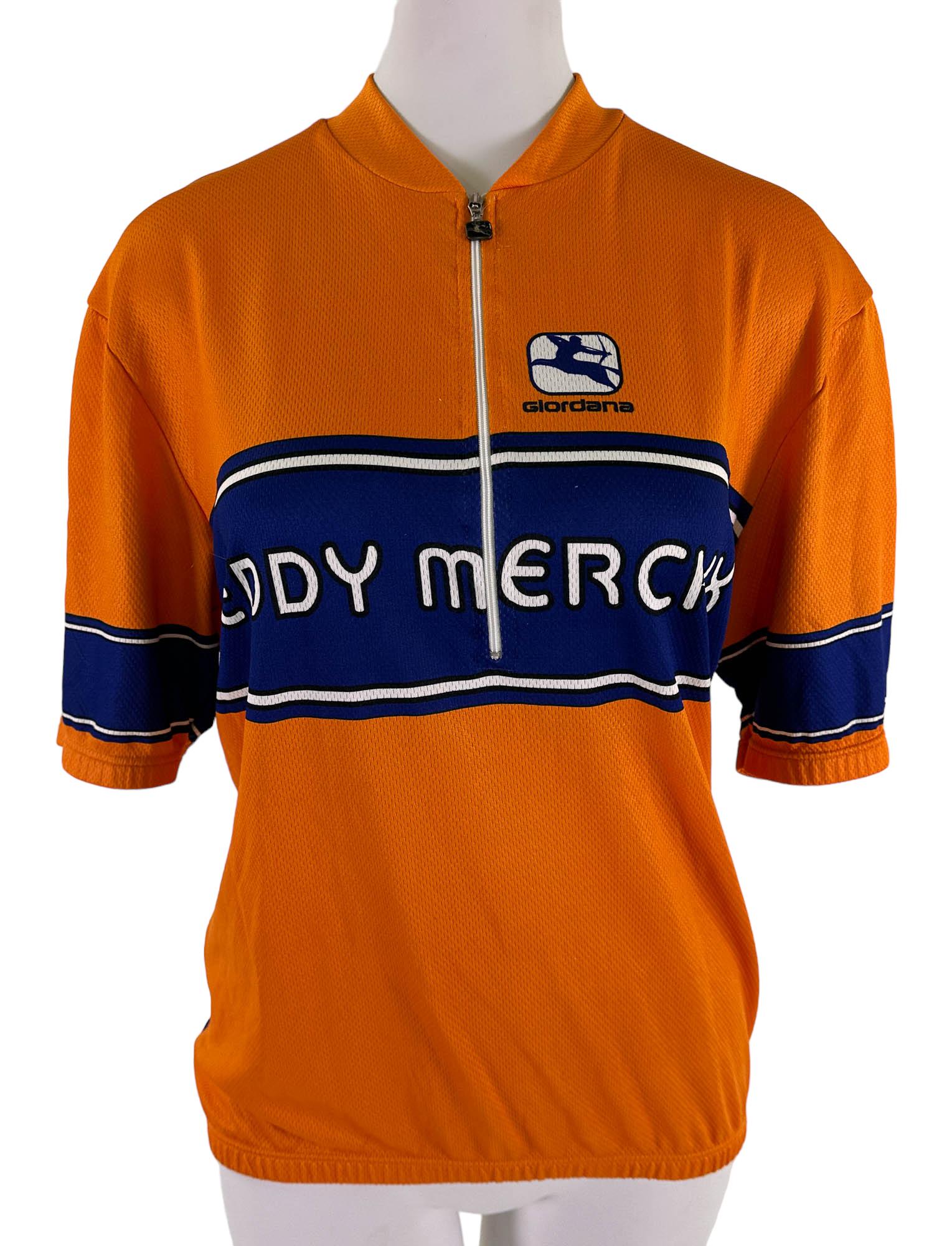 Eddy Merckx Giordana Polyester Cycling Jersey Sz L (1 of 4)