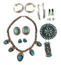 Native American Indian Sterling Turquoise Jewelry