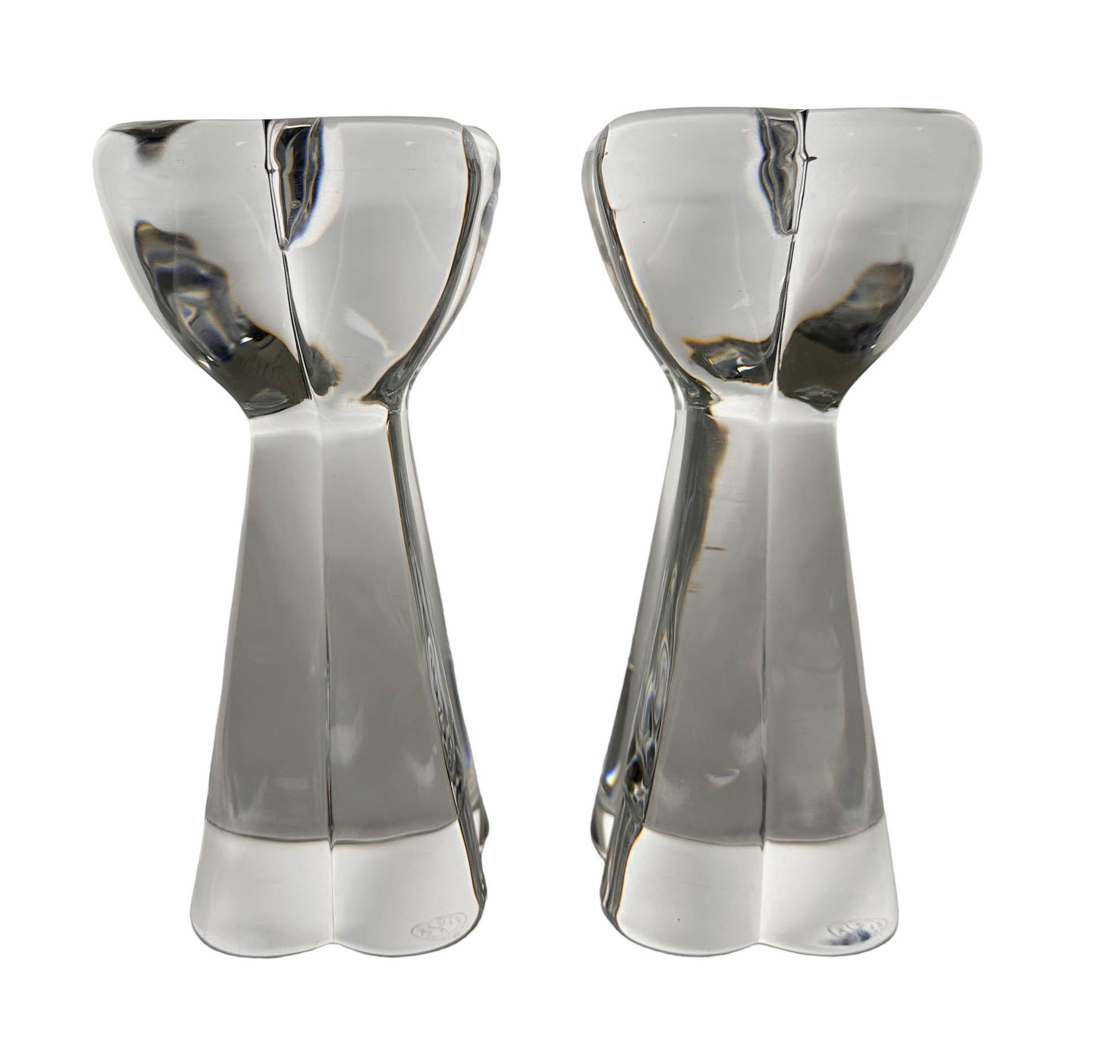 Baccarat PR Crystal Diomede Art Glass Candle Holder (1 of 5)