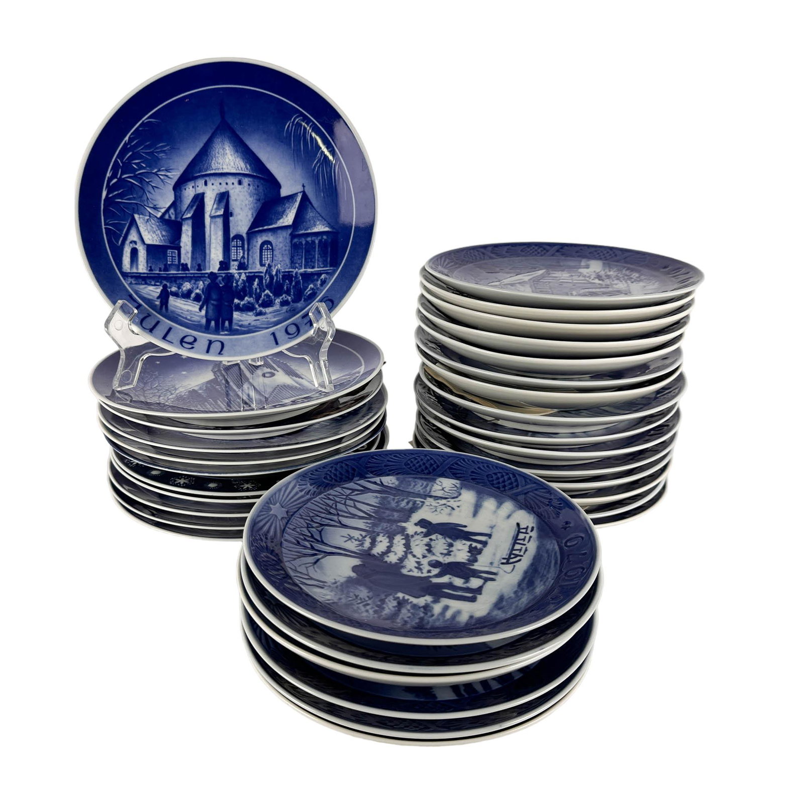 Vintage B&G Royal Copenhagen Christmas Plates LOT (1 of 8)