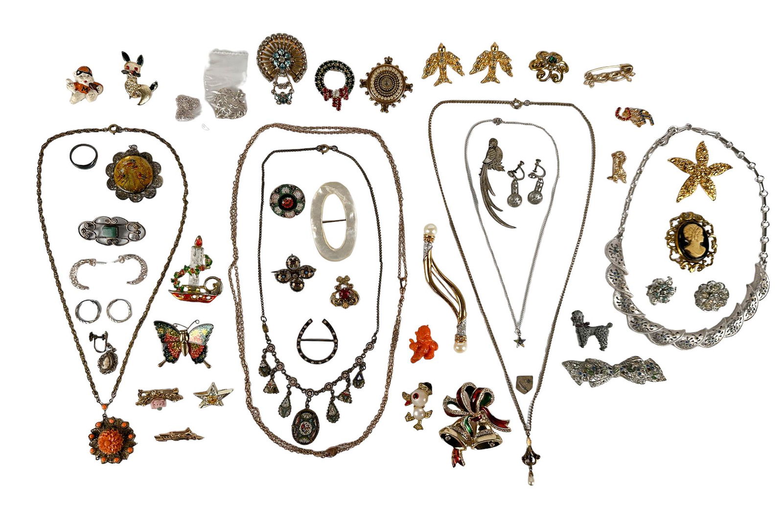 Vintage Gold Filled Sterling & Costume Jewelry LOT (1 of 7)