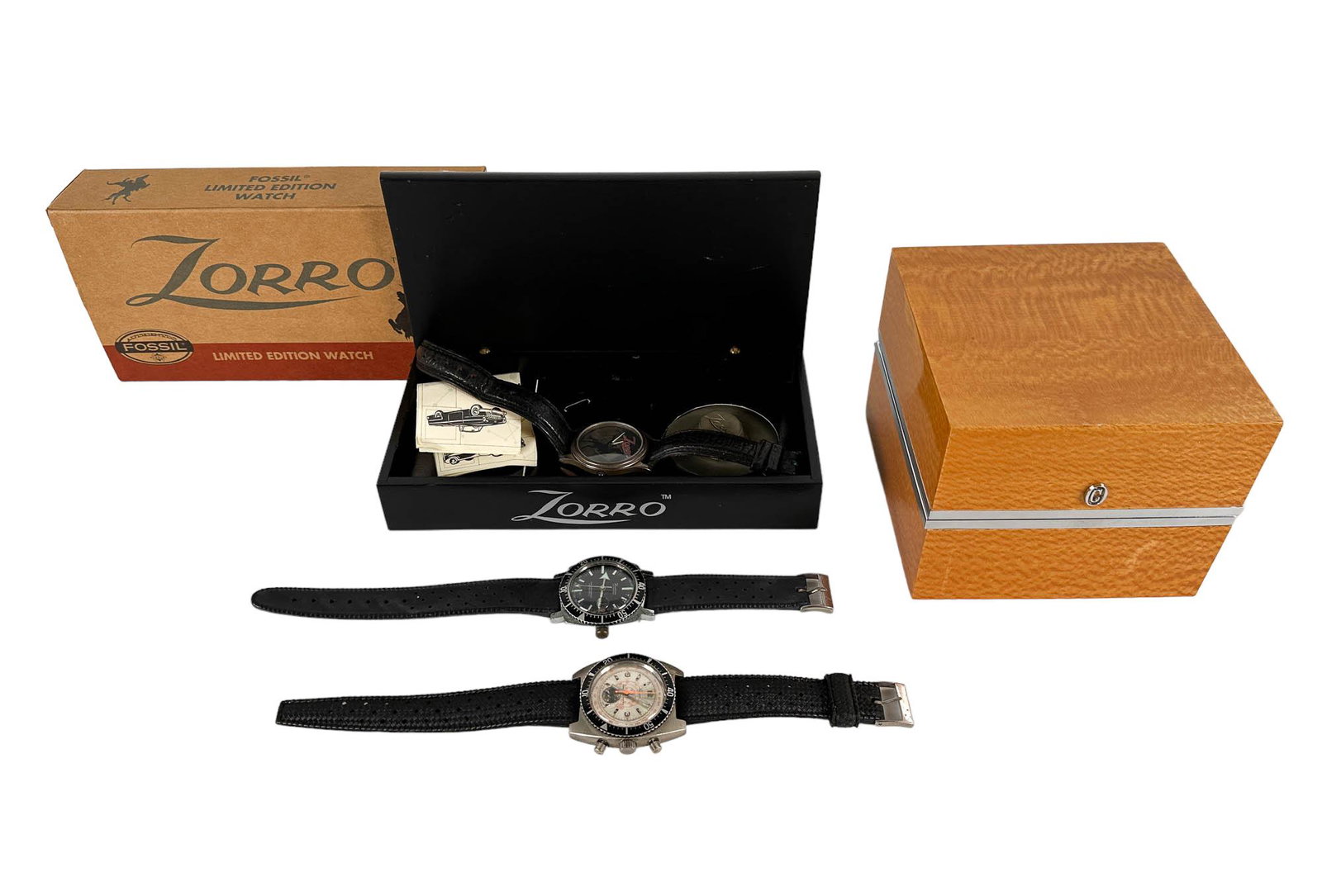 Lucerne, Concord Empty Box Fossil Wrist Watch LOT (1 of 4)