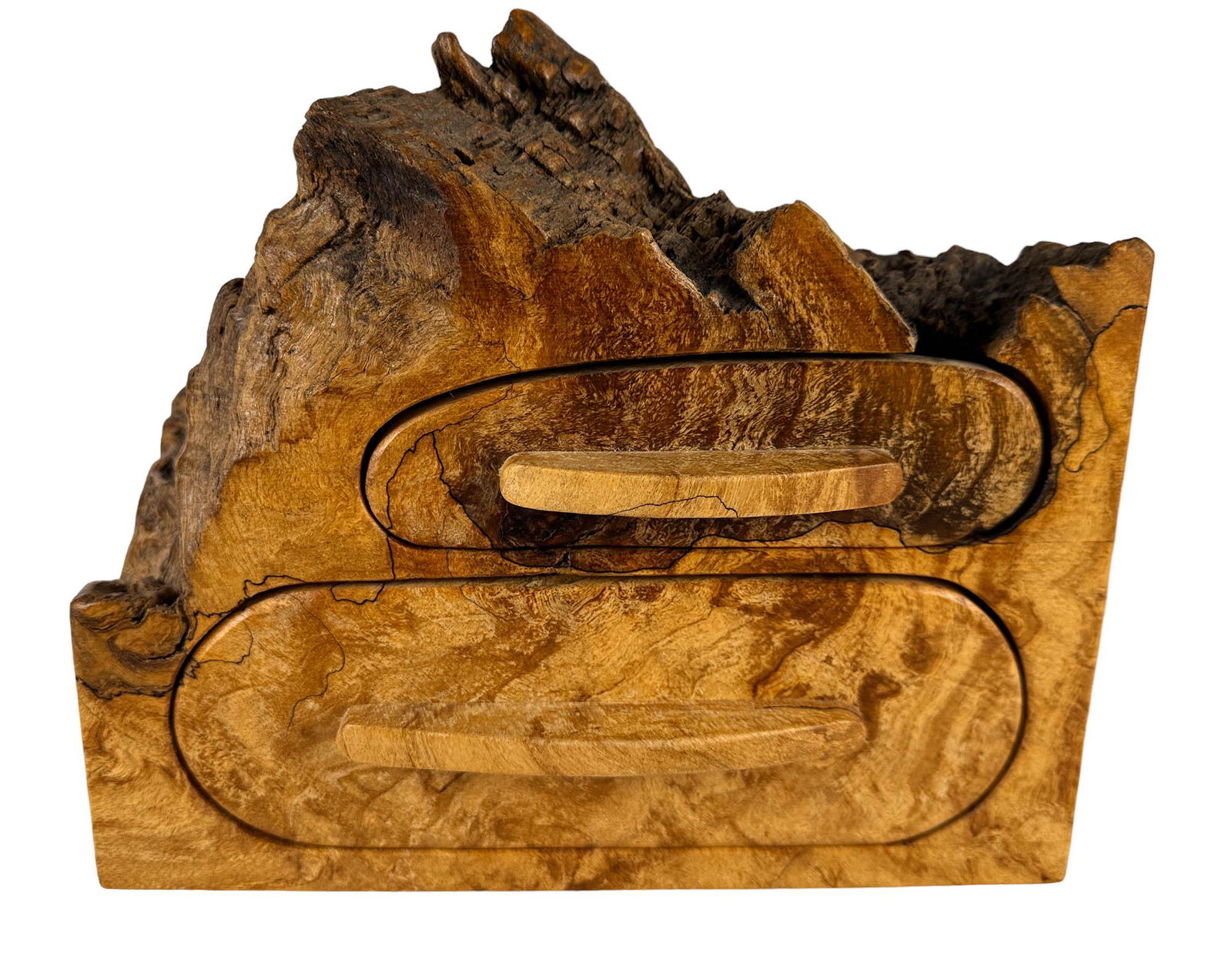 Dave Ross Exotic Burlwood Jewelry Trinket Wood Box (1 of 7)