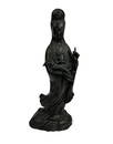 Chinese Bronze Guanyin Kwan Yin Goddess Statue