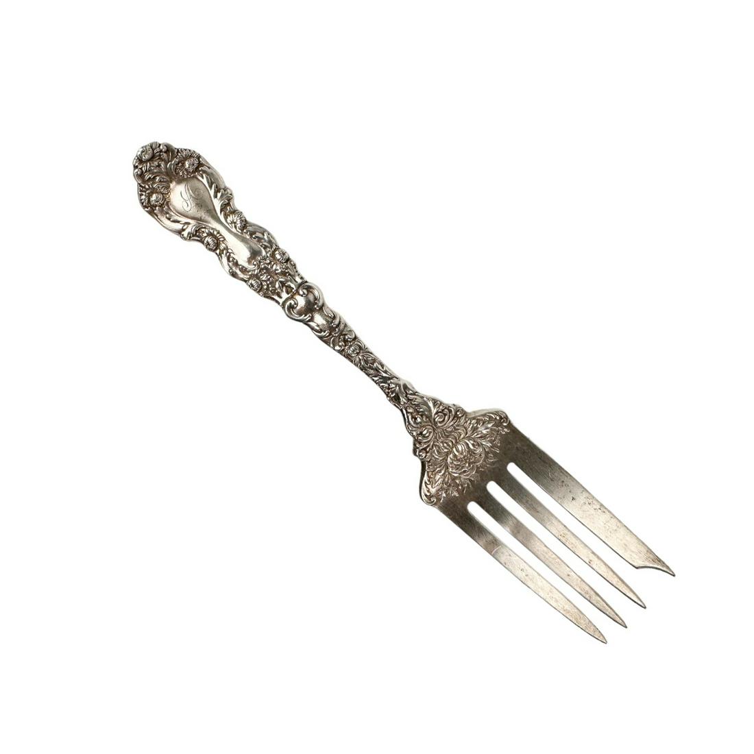 Gorham Sterling Imperial Chrysanthemum Meat Fork (1 of 4)