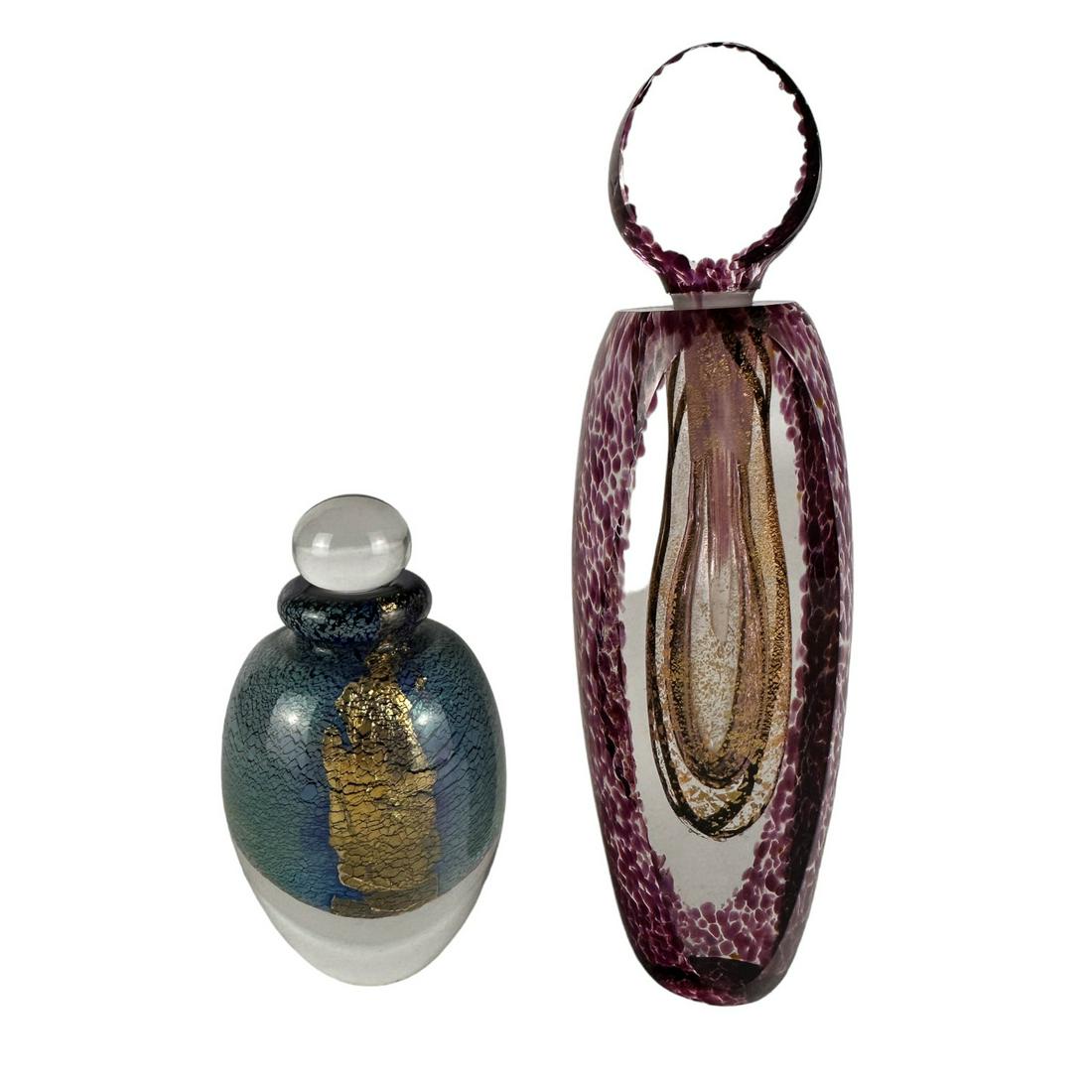 Robert Eickholt Tim Lazer Glass Perfume Bottle LOT (1 of 7)