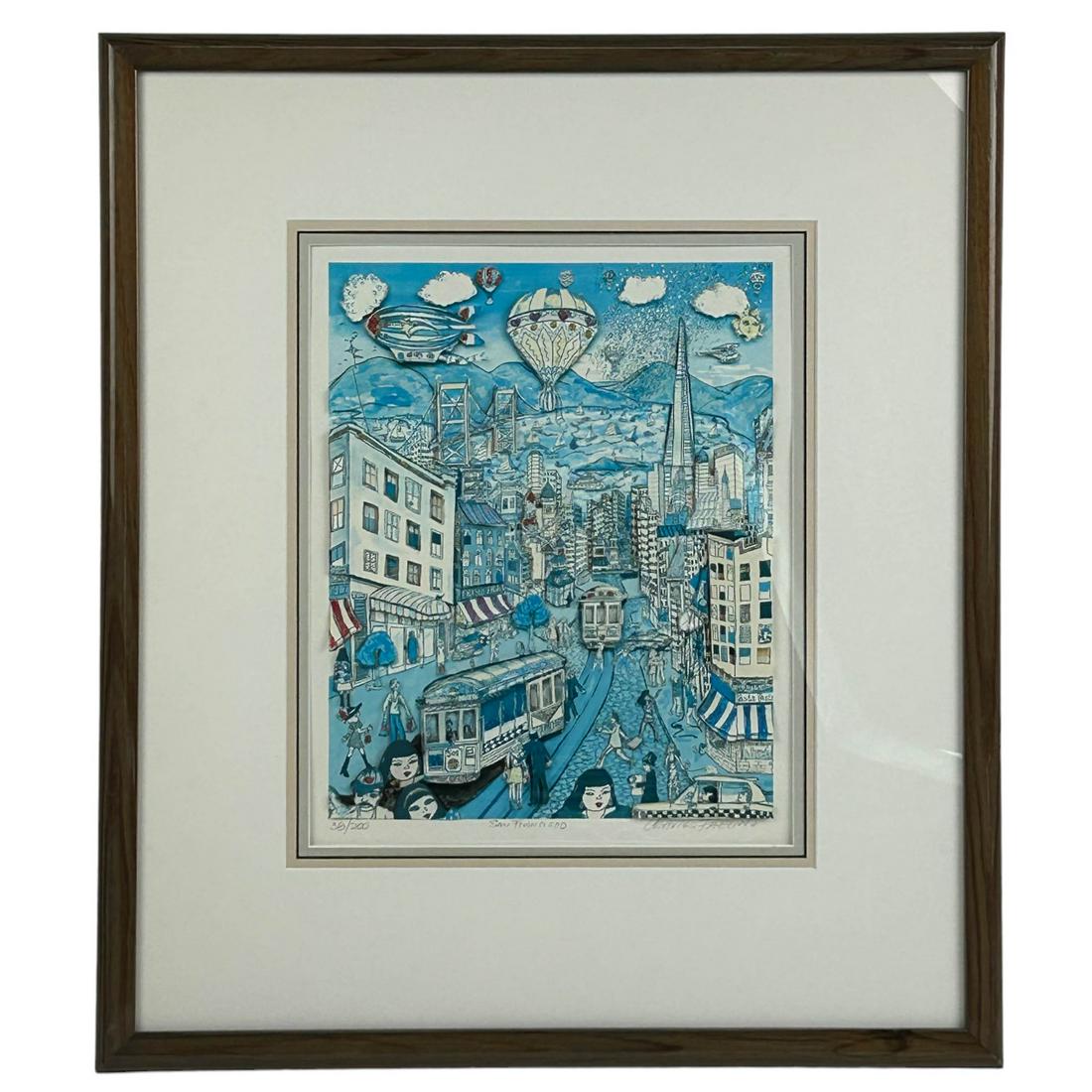 Charles Fazzino b.1955 Pop Art 3D Serigraph SIGNED (1 of 6)