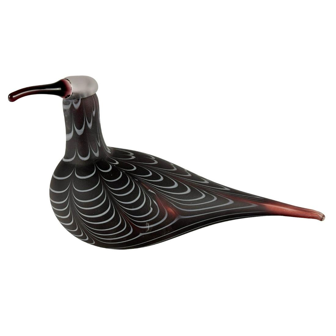 Iittala Finland Oiva Toikka Curlew Glass Sculpture: Oiva Toikka ( Finnish, 1931 - 2019 ) ~ internationally celebrated glass artist and sculptor best known for his designs for the Iittala, Finland "Birds by Toikka" series. From 1972 - 2019 Toikka create