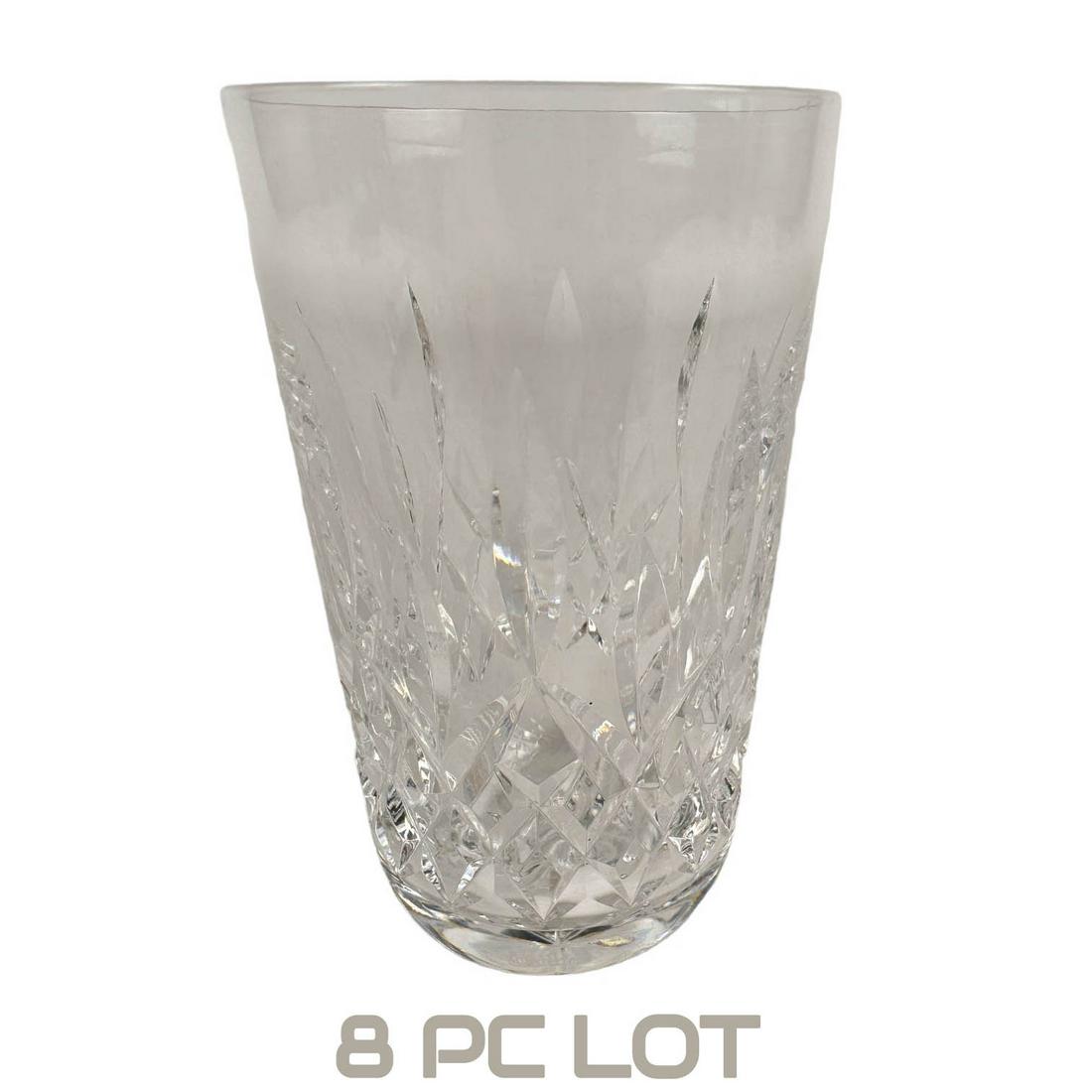 Waterford Crystal Lismore Glass Tumblers 8pc LOT (1 of 3)