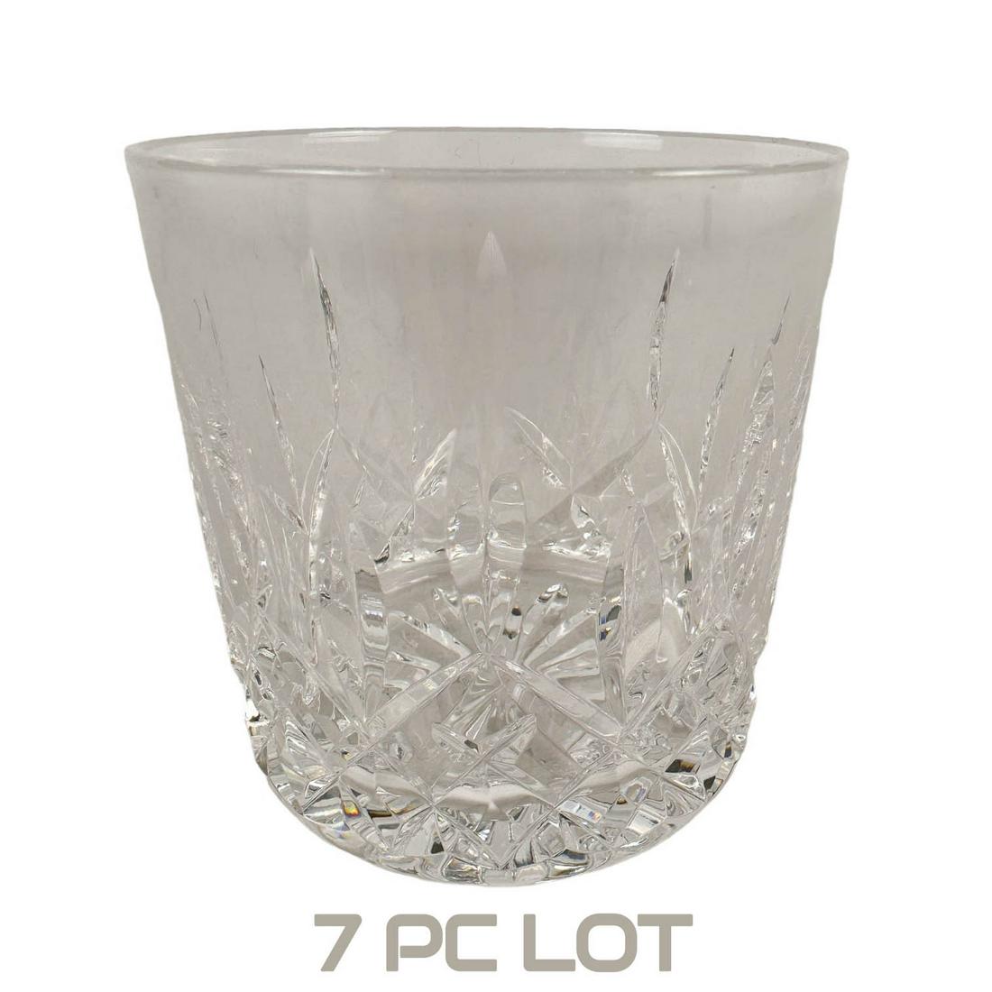 Waterford Crystal Lismore Glass Tumblers 7pc LOT (1 of 3)