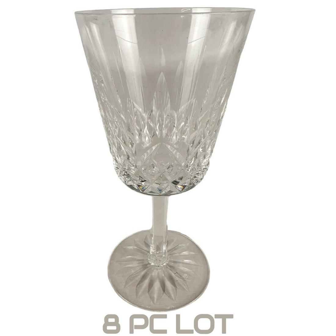 Waterford Crystal Lismore Glass Water Goblets LOT (1 of 3)