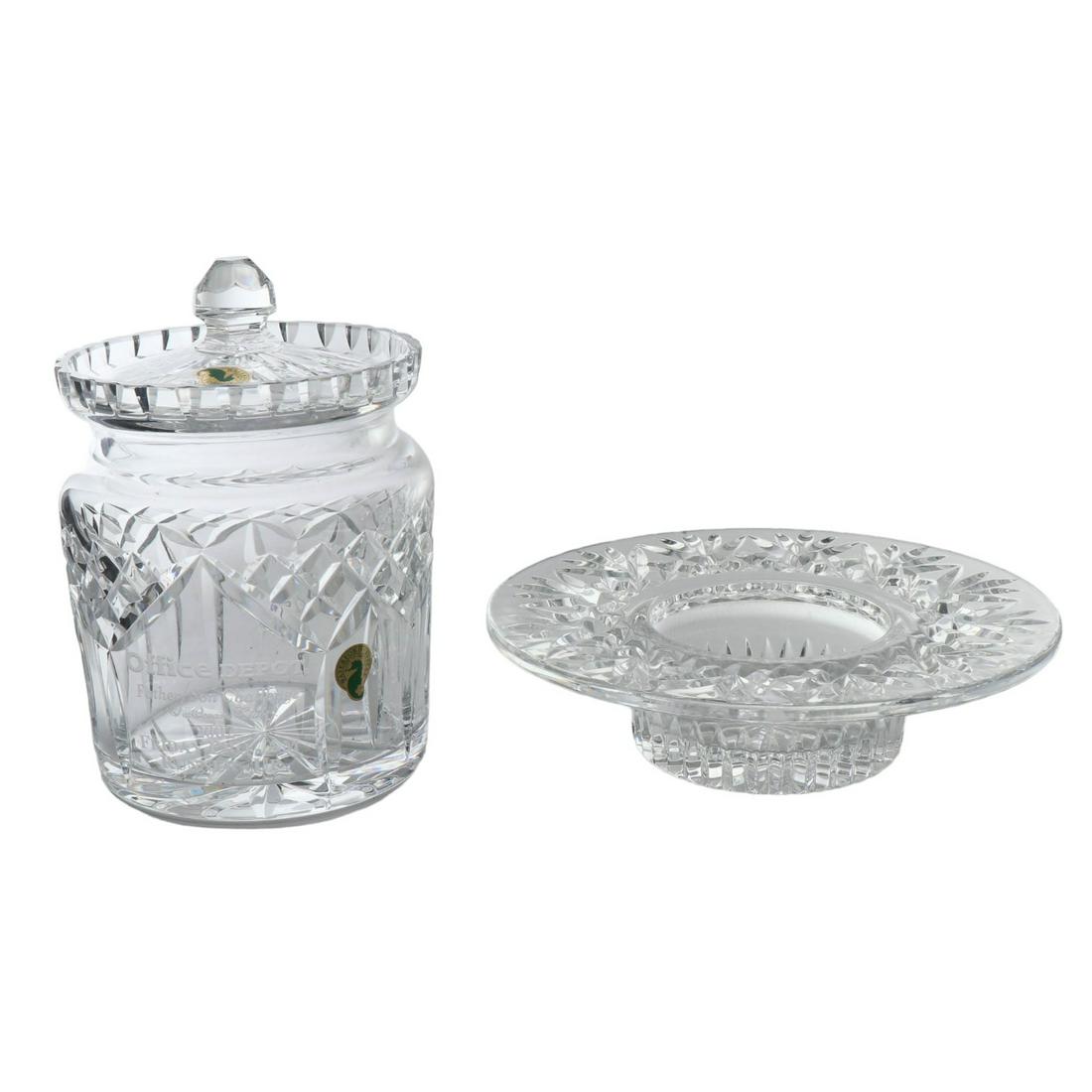 Waterford Lismore Cookie Jar Bethany Candleholder (1 of 6)