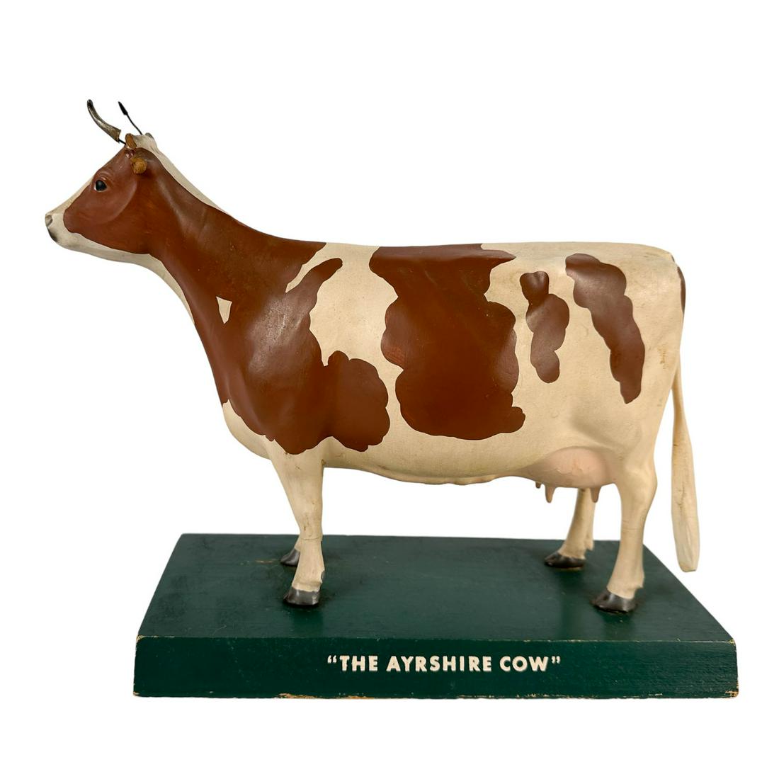 Ideal True Type Ayrshire Plastic Resin Model Cow (1 of 8)
