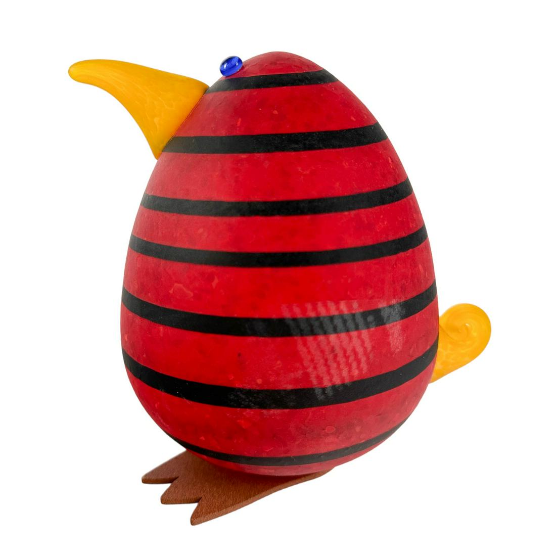 Borowski Oggetti Design Glass Kiwi Egg Sculpture (1 of 6)