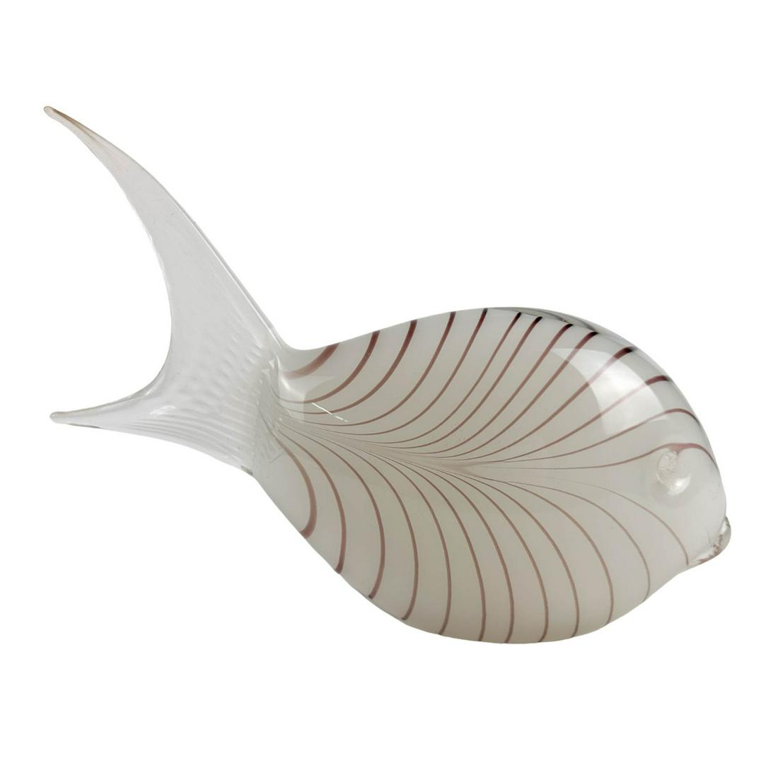 Murano Studio Art Glass Mid Century Fish Sculpture (1 of 5)