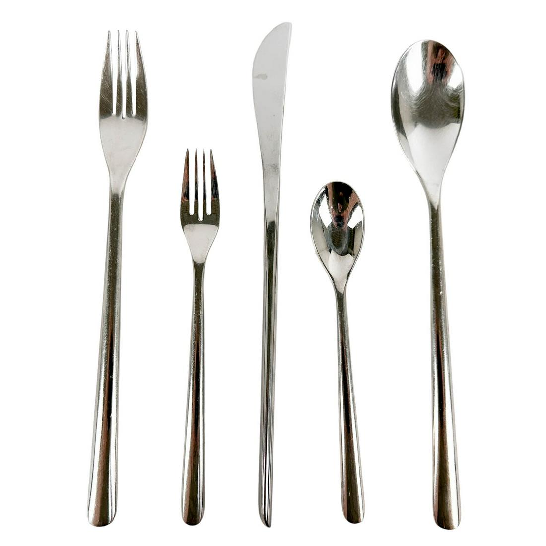 WMF Stainless Steel Taika Spoon Fork Flatware LOT (1 of 3)