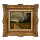 Barbizon School French Rural Landscape Painting